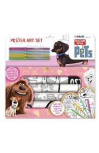 Pets, Poster art set. Trusa de colorat