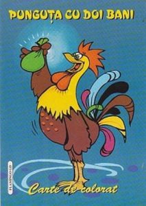 Punguta cu doi bani - Carte de colorat