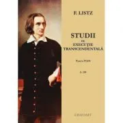 Studii de executie transcendentala. Pentru pian de Franz Liszt