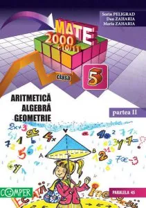 Aritmetica, Algebra, Geometrie, clasa V, partea a II-a de Maria Zaharia