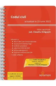Codul civil Act. la 15 iunie 2022 de Claudiu Dragusin