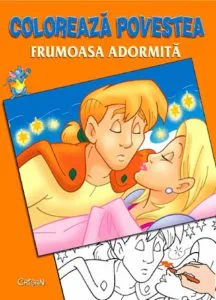 Coloreaza povestea - Frumoasa Adormita