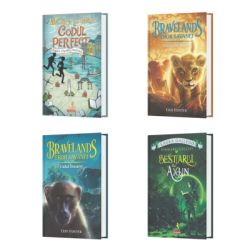 Pachet pentru copii format din 4 titluri Bravelands Eroii savanei. Volumul I