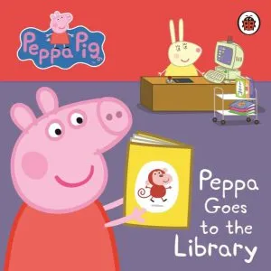 Peppa Pig: Peppa Goes to the Library: My First Storybook de Neville Astley