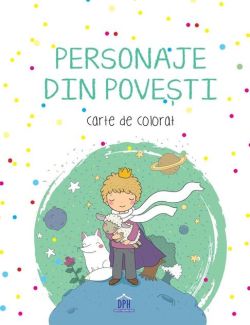 Personaje din povesti. Carte de colorat