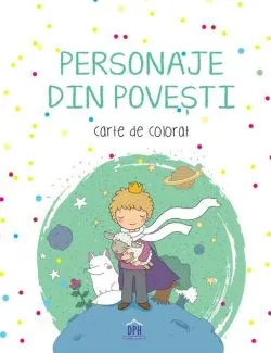 Personaje din povesti. Carte de colorat