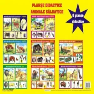 Planse didactice - Animale salbatice