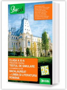Pregatire pentru Testul de simulare a examenului de Bacalaureat la Limba si Literatura Romana (clasa a XI-a)