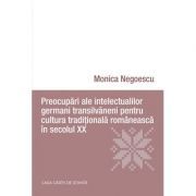 Preocupari ale intelectualilor germani transilvaneni pentru cultura traditionala romaneasca in secolul 20