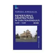 Repertoriul arhitecturii in Tara Romaneasca, volumull III de Tereza Sinigalia