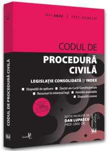 Codul de procedură civilă: Mai 2022. Ediție tipărită pe hârtie albă