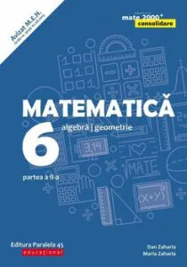 Mate Consolidare. Cls. VI. Partea II. 2019-2020 (Zaharia) de Maria Zaharia