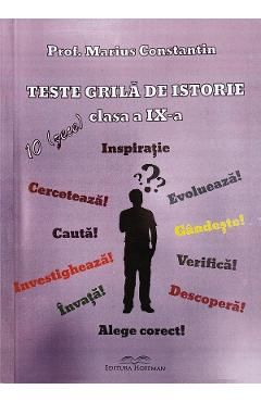 Teste grila de istorie - Clasa 9