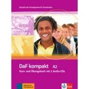 DaF kompakt A2. Deutsch als Fremdsprache für Erwachsene. Kurs- und Übungsbuch mit 2 Audio-CDs de Birgit Braun