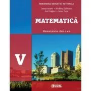 Matematica, manual pentru clasa a 5-a. Contine editia digitala de Lenuta Andrei
