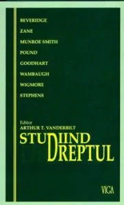 Studiind dreptul de Arthur T. Vanderbilt