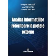 Analiza informatiilor referitoare la pietele externe
