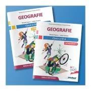Geografie. Manual pentru clasa a 4-a, semestrul 1 si semestrul 2. Contine editia digitala de Stefan Pacearca