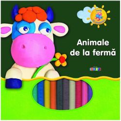 Învăț să modelez. Animale de la Fermă (plastilină)