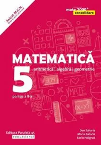 Mate Consolidare. Cls. V. Partea II. 2019-2020 (Zaharia) de Maria Zaharia