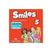 Curs limba engleza Smiles 5 Multi-rom de Jenny Dooley
