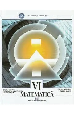 Matematica - Clasa 6 - Manual de Niculae Ghiciu