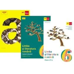Pachet Limba si literatura romana. Manualul, caietul si cartea mea de gramatica pentru clasa a 6-a de Sofia Dobra