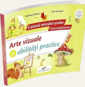 Arte vizuale si abilitati practice. Caietul micului scolar. Clasa pregatitoare de Nicoleta Ciobanu