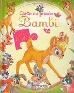 Bambi. Carte cu puzzle