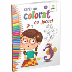 Carte colorat cu jocuri