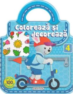 Colorează și decorează nr.4