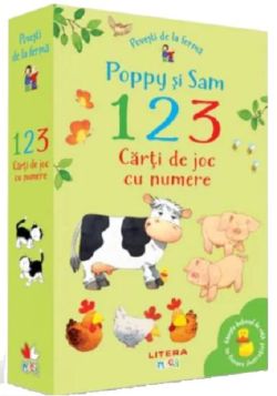 Poppy si Sam. 1, 2, 3. Carti de joc cu numere