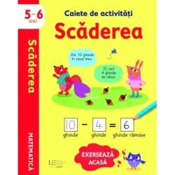 Caiete de activitati. Scaderea 5-6 ani (Usborne) de Usborne Books