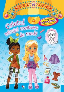 Caietul micutei creatoare de moda.Tinute sic (albastru)