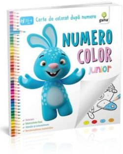 NumeroColor Junior. Carte de colorat după numere