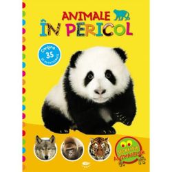 Animale în pericol. Conține 35 de autocolante
