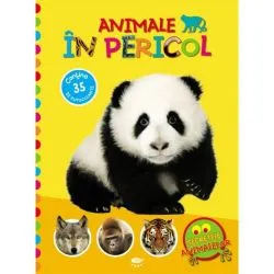 Animale în pericol. Conține 35 de autocolante