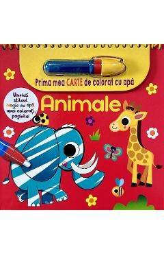 Animale. Prima mea carte de colorat cu apa