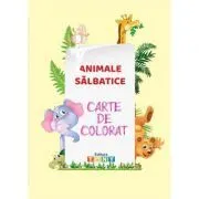Carte de colorat. Animale salbatice de Vasile