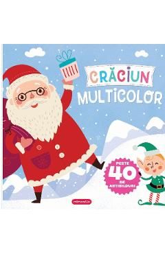 Craciun multicolor. Carte de coloratabtibilduri