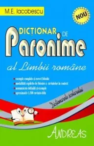 Dictionar de paronime al limbii romane de M.E. Iacobescu