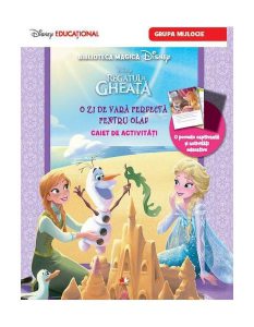 Disney. Regatul de gheață. O zi de vară perfectă pentru Olaf. Caiet de activități. Grupa mijlocie