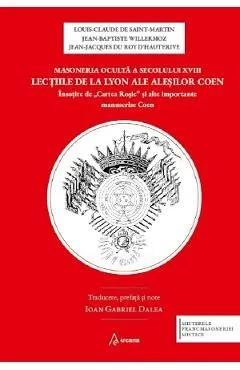 Masoneria oculta a secolului XVIII de Louis-Claude De Saint-Martin