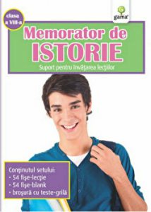 Memorator de istorie. Suport pentru invatarea lectiilor. Clasa a VIII-a