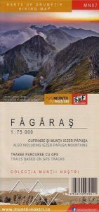 Munții Făgăraș - Hartă de drumeție - Munții noștri