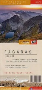 Munții Făgăraș - Hartă de drumeție - Munții noștri
