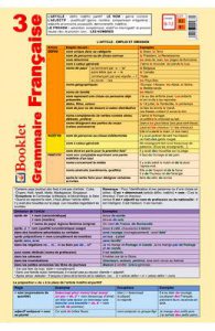 Plansa Grammaire Francaise 3