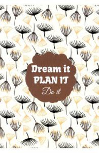 Agenda PlanIT: Dream It Do It