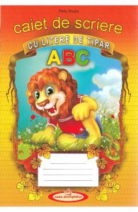 Caiet de scriere cu litere de tipar