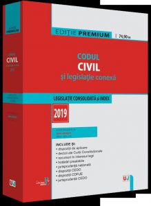 Codul civil si legislatie conexa 2019